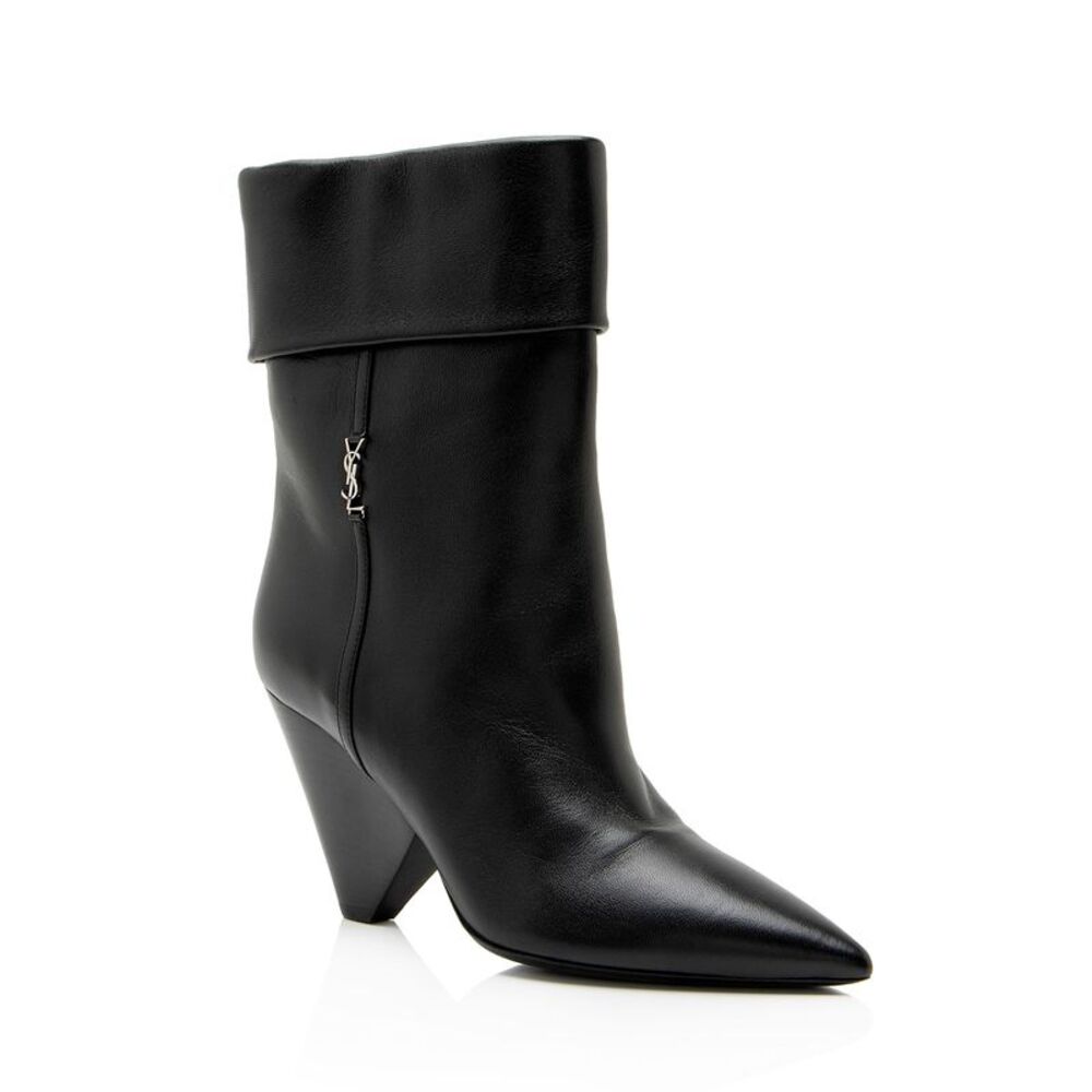 Saint Laurent Calfskin Niki Booties - Size 8 / 38